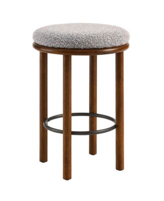 Fable Boucle Fabric Counter Stools Set of 2