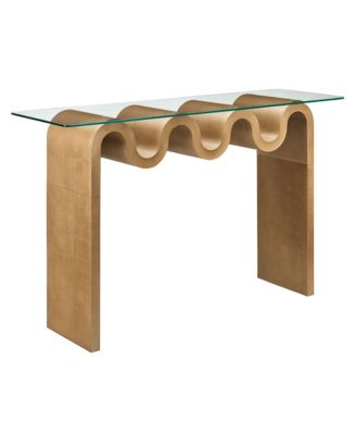  Ondine Glass Top 50" Console Table