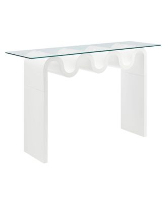  Ondine Glass Top 50" Console Table