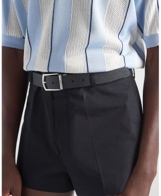  Reversible Saffiano and Leather Belt