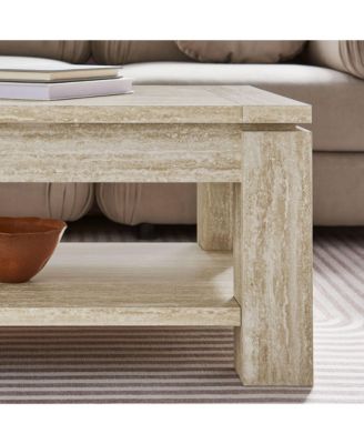  Hollis Travertine Coffee Table