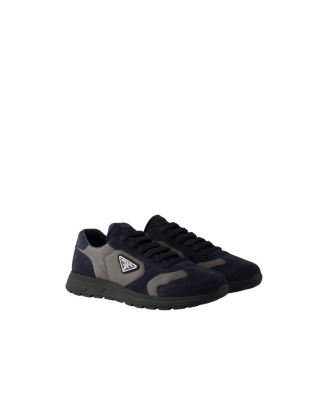 Men's Prax Suede and Re-Nylon Sneakers