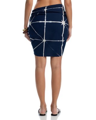 Shibori Sarong Swim Cover-Up