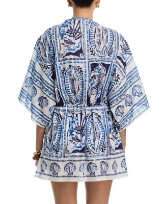 Montauk Tile Robe Swim Cover-Up
