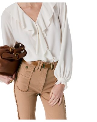 Cisana Ruffle Trim Blouse