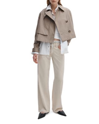 Jamie Cropped Trench Coat