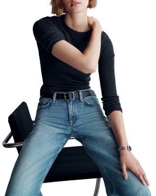 The Essential Rib Knit Tee