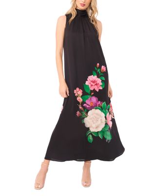 Anna Gathered Neck Maxi Dress