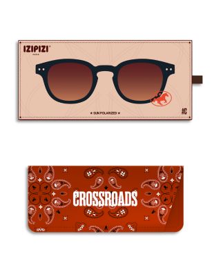 Sun C Black Road Sunglasses, 47mm