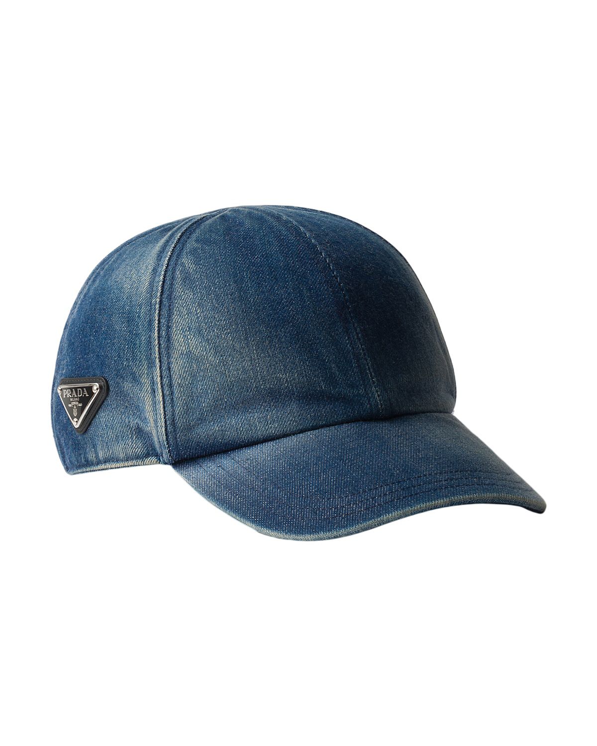 Prada Denim Baseball Cap