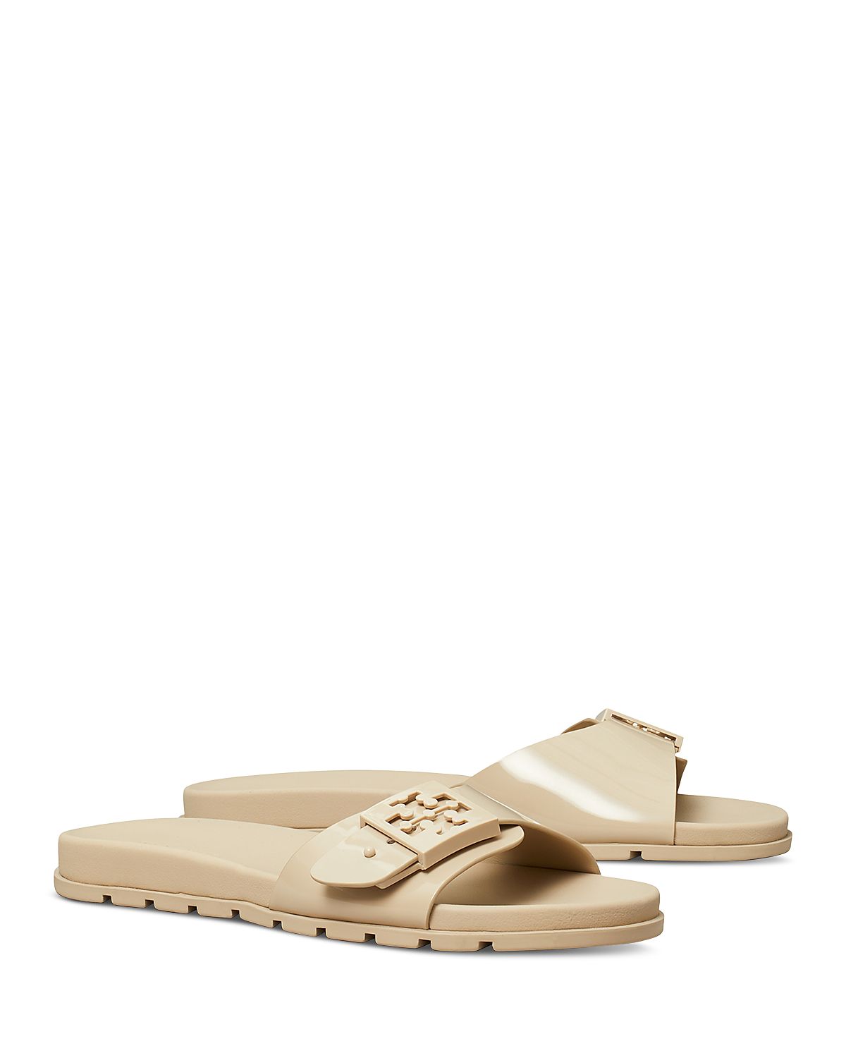 Tory Burch Women's Slip On Buckled Slide Sandals