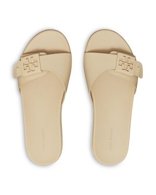 Women's Slip On Buckled Slide Sandals