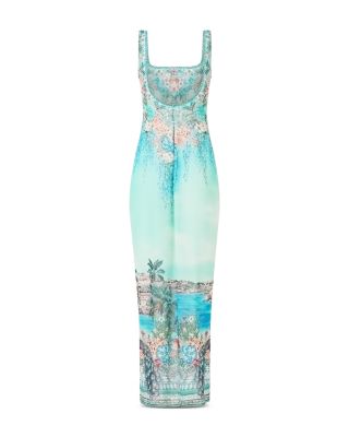 Balearic Beb&eacute; Square Neck Beach Maxi Dress