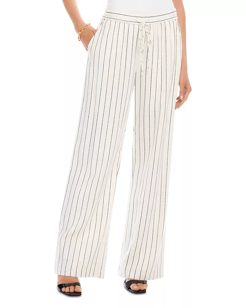 Karen Kane Striped Drawstring Pants