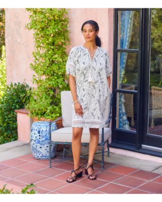 Tasseled Puffed Sleeve Dress