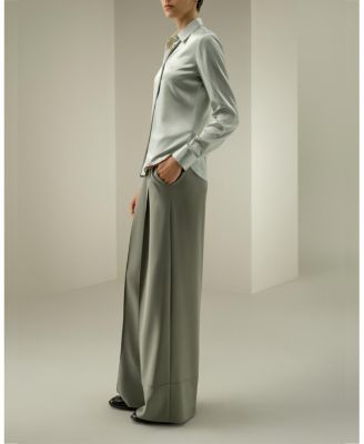  Elegant Silk Slim Fit Shirt