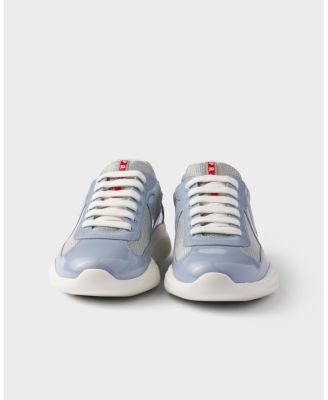  Men's America's Cup Sneakers Patent Leather And Technical Fabric