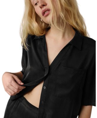 Silk High Rise Pant Set