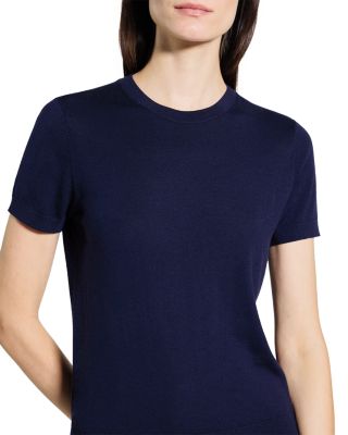 Lightweight Wool Short Sleeve Top