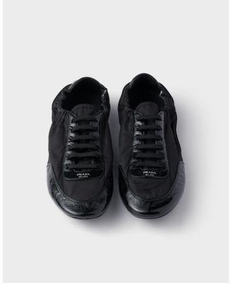  Women's Collapse Re-Nylon And Leather Sneakers