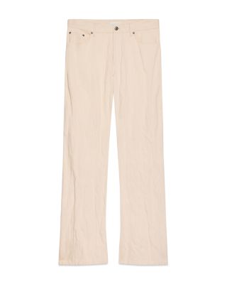 Relaxed Fit Crushed Pants