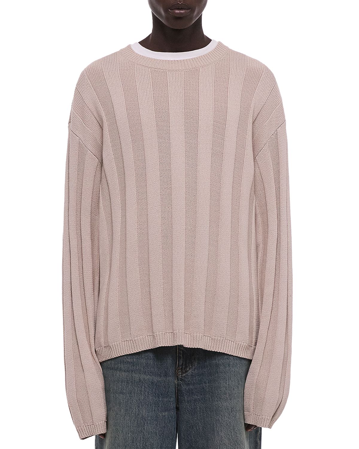 Helmut Lang Wide Rib Crewneck Sweater