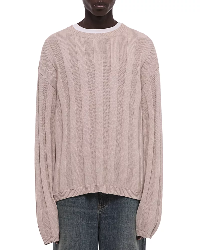 Helmut Lang Wide Rib Crewneck Sweater
