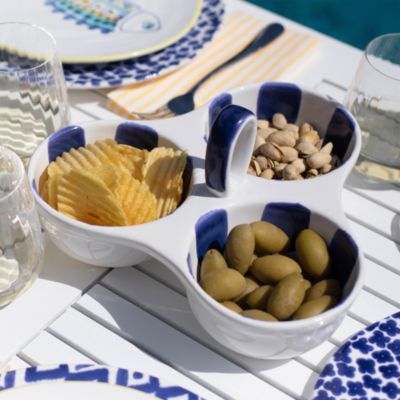 Santorini Dot Three-Part Server