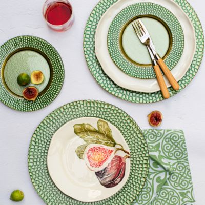 Pelli Glass Green Salad Plate