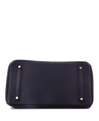 Birkin 35 Handbag Black Togo with Gold Hardware