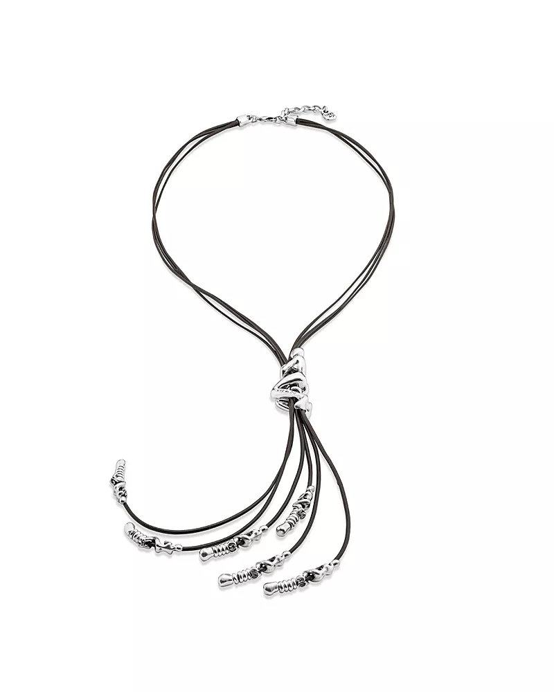 UNOde50 Leather Drift Necklace