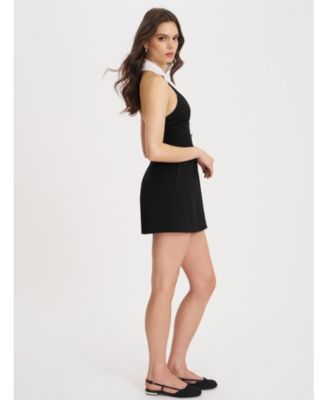  Ignacia Office Casual Halter Mini A-line Dress