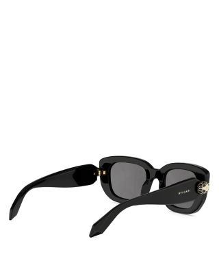 Serpenti Forever Rectangular Sunglasses, 50mm