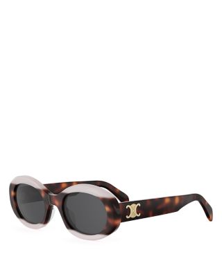 Triomphe Oval Sunglasses, 52mm
