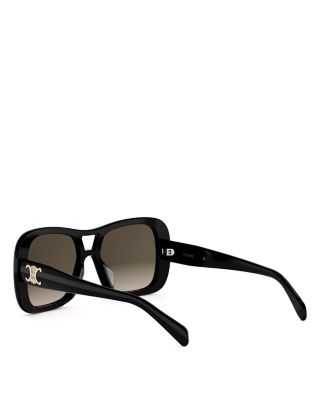 Triomphe Pilot Sunglasses, 55mm