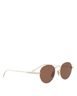 Metal Round Sunglasses, 49mm