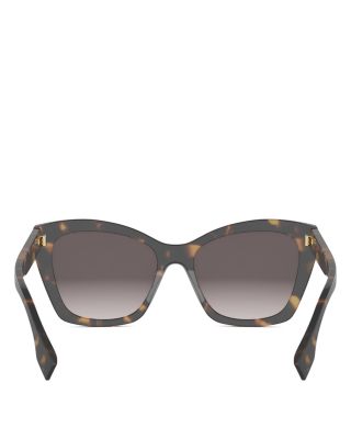 Lettering Cat Eye Sunglasses, 55mm