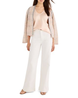 Contrast Trim Knit Jacket