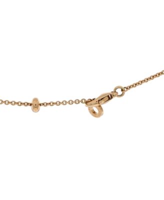  B.Zero1 3 Charm Necklace 18K Gold 17.50"