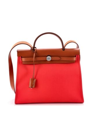 31 Herbag Zip Leather and Toile