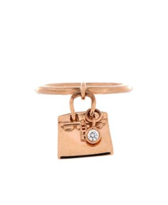 Birkin Amulette Ring 18K Rose Gold with Diamond