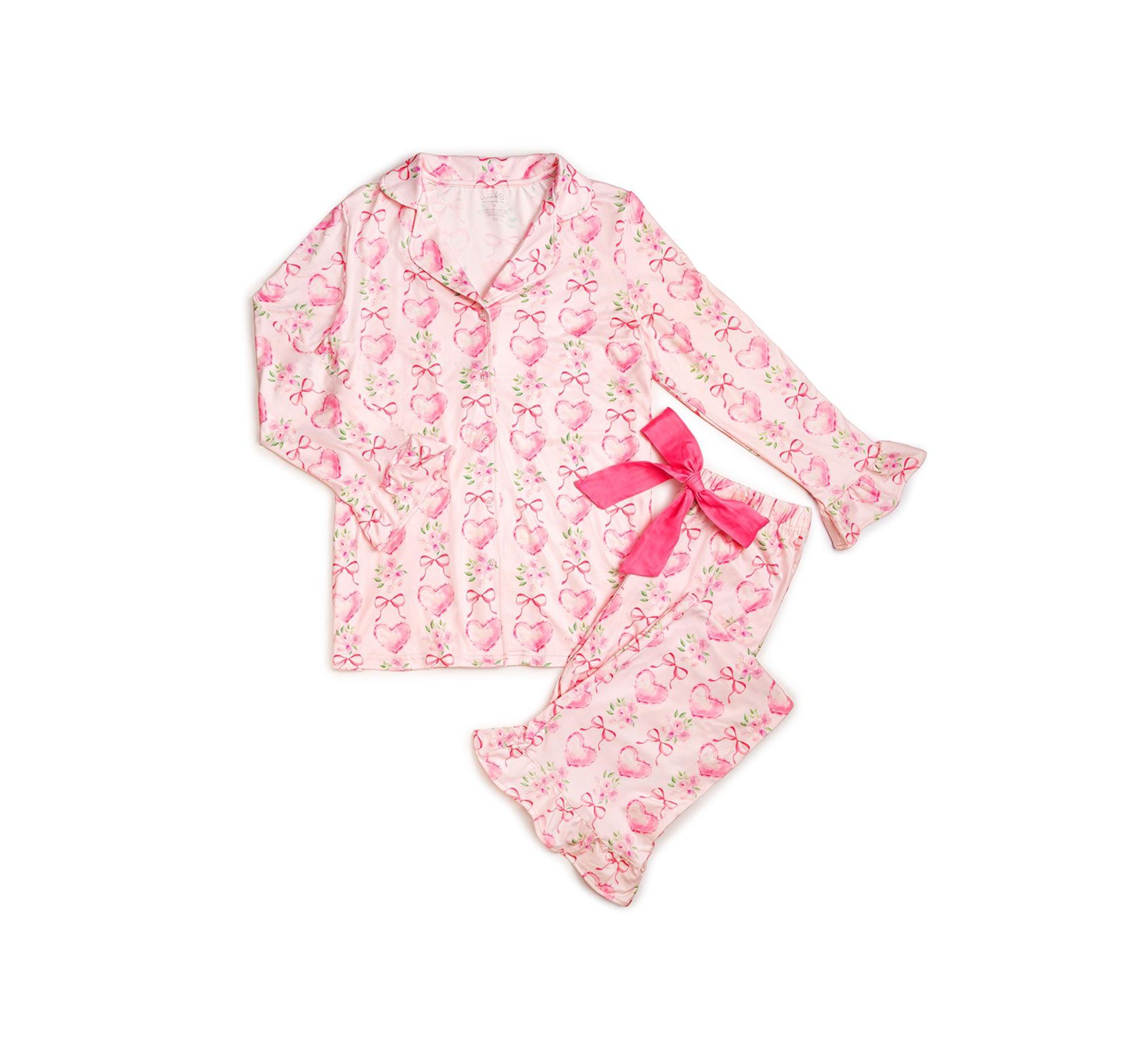 Women's Heart Floral Trellis Lounge Set - Image 1