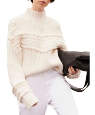  Women's Bobble Detail Knit Sweater