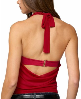 Issey Layered Bra Cowl Neck Top