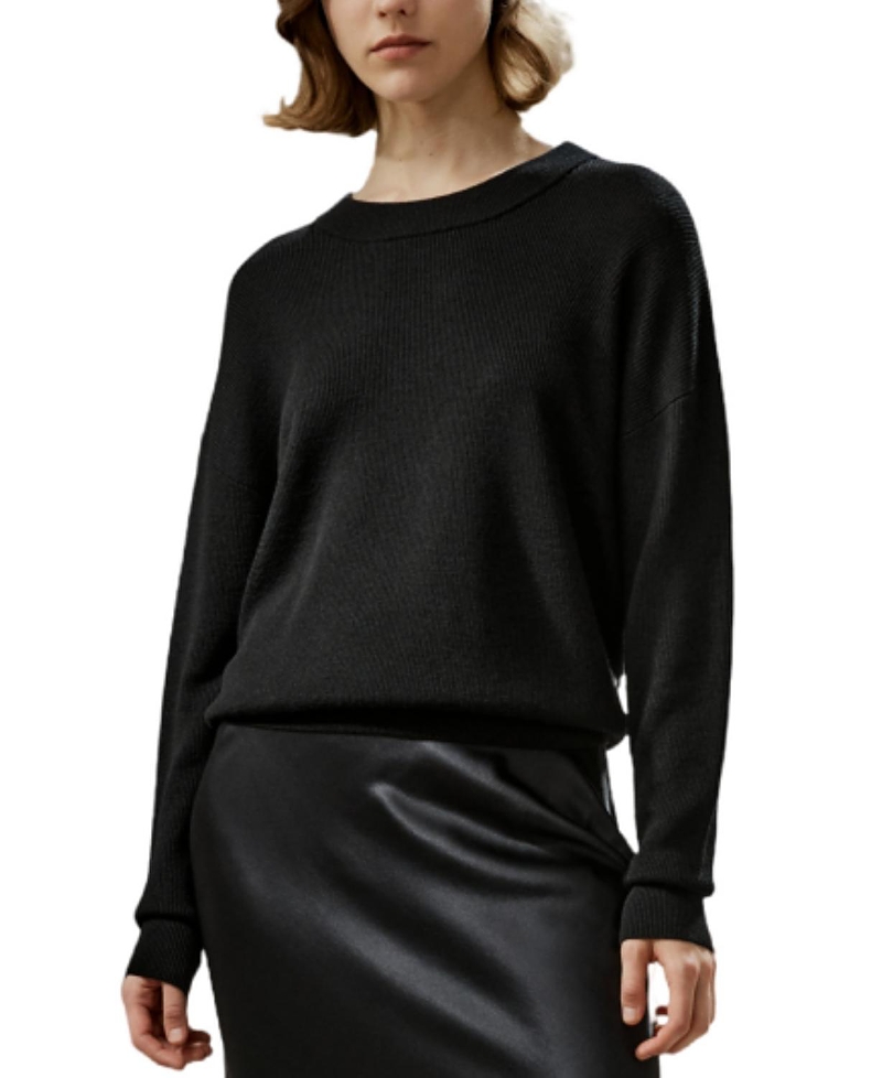 Lilysilk Ultra Fine Merino Wool Crewneck Sweater · M