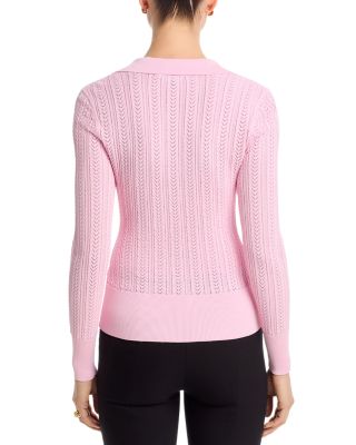 Charlotte Pointelle Rib Cardigan