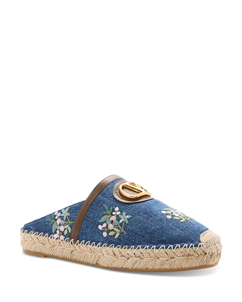 Valentino Garavani Women's Embellished Espadrille Mules