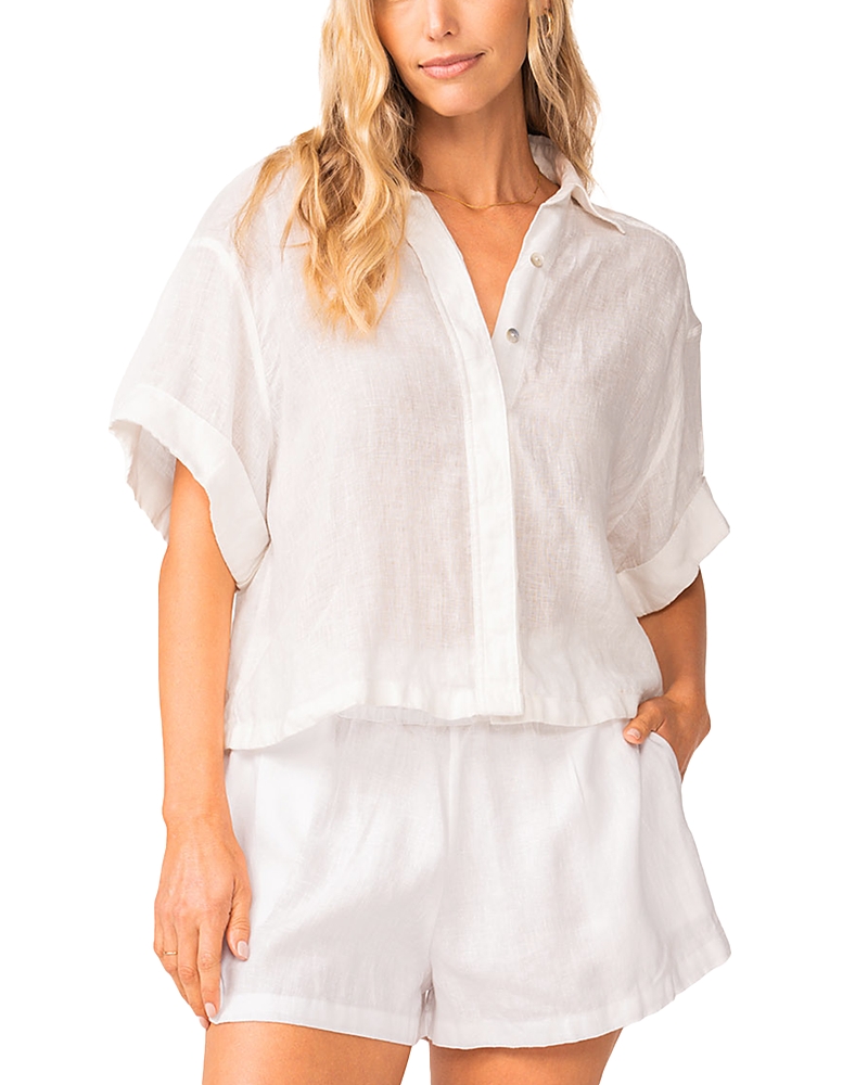 Pq Swim Linen Top