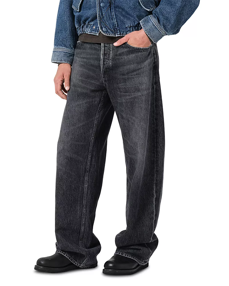 Agolde Afton Straight Fit Jeans in Clip