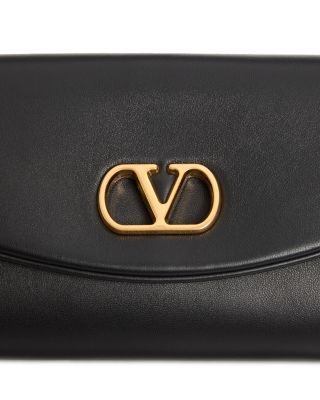 DeVain VLogo Small Nappa Shoulder Bag